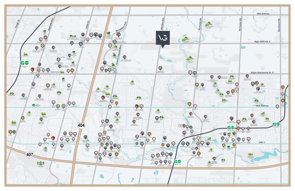 Victoria grand amenity map