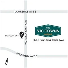 the vic towns map